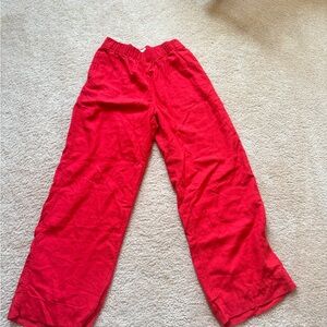 Abercrombie & Fitch Red Pajama Bottoms Comfortable Cotton Blend